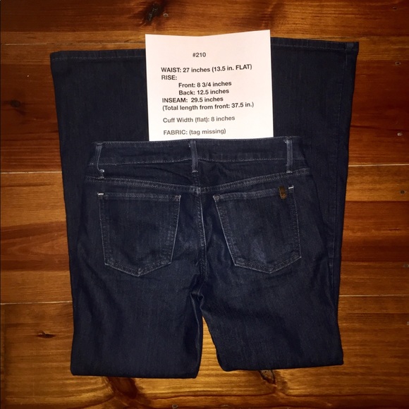 Joe’s Jeans Bootcut Sz 26 Dark Wash Color, EUC - Picture 3 of 9